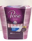 Poise Pads Bladder Protection Moderate Absorbency #4 Regular Length, 20 Pads