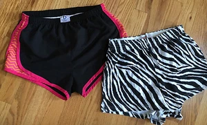 Girls boxercraft Shorts Size Girls L 14-16 SOFEE Shorts Size XS Zebra Print - Picture 1 of 2