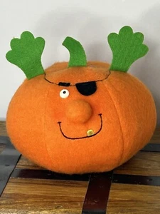 Peluche Hallmark zucca Banzai pirata 1986 Jack o Lantern imbottito vacanze autunnali - Foto 1 di 11