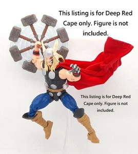 Hasbro Marvel Legends Thor Ragnarok Dedicated Deep Red Wire Cape - Picture 1 of 11