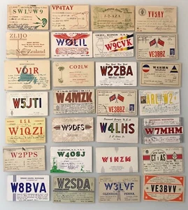 28 Cartoline Radioamatori Viaggiate Internazionali Viaggiate - Foto 1 di 4