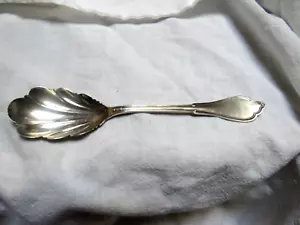 Antigua cuchara de plata de ley con cáscara de azúcar sin mono. - Imagen 1 de 8