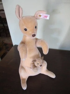 Vintage 2002 Steiff Mohair Kanga and Roo 02786 of 5000 limited edition - Picture 1 of 13