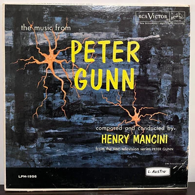 HENRY MANCINI - Music From Peter Gunn (1959) - 12" Vinyl Record LP - VG - Image 1 of 3