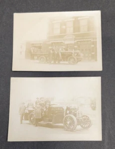 Konvolut 2 Fotos Washington DC Ahrens Fox Feuerwehrgerät DCFD Motoren - Bild 1 von 4