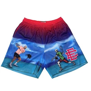 Eric Emanuel x Warren Lotas III Corto Multicolore Uomo Small S Nuovo senza etichette - Foto 1 di 6