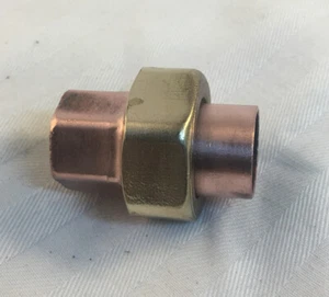 1/2" KUPFERVERSCHRAUBUNG CxC UNION BLEIFREI (PASSEND FÜR 5/8" OD ROHRE) - CPR-112 - Bild 1 von 4