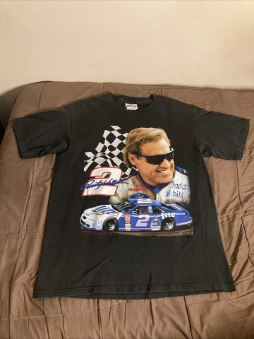 Rusty Wallace Graphic T-Shirt Size Large Chase Authentics Made In The USA VTG Cover