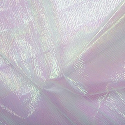 Rainbow Organza Fabric - PEARL - Organza Costume Craft Fabric Material Metre - Image 1 of 4