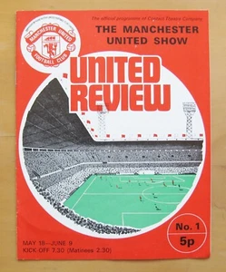 THE MANCHESTER UNITED SHOW Theatre Programme “United Review” Style 1973 Exc Cond - Picture 1 of 7