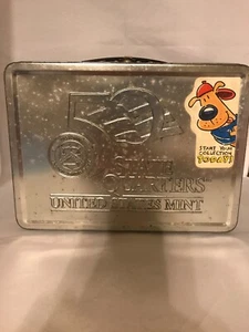 50 State Quarters United States Mint Collection Kit With Cards & Tin Lunch Box - Picture 1 of 7