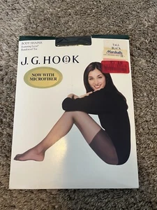 JG Hook Body Slimmers Toner Control Top Lycra Tall Black 1 Pair 1st Quality NOS - Picture 1 of 2