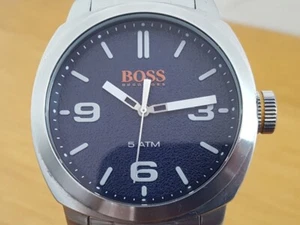 Mens XXL Hugo Boss Orange Cape Town Steel Bracelet Military Style Watch 2936 - Picture 1 of 9