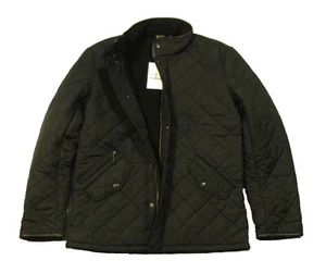 Barbour Men's Black Powell Quilted Regular Fit Full Zip Jacket $300 - Picture 1 of 7