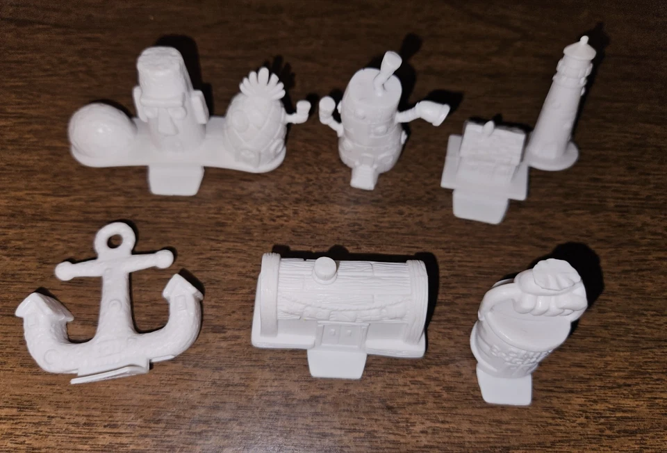 El Juego de la Vida Bob Esponja Pantalones Cuadrados 6 Edificios 2005 Piezas de Repuesto Foto 1 de 1