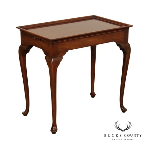 Kindel Queen Anne Style Mahogany Tea Table Cover
