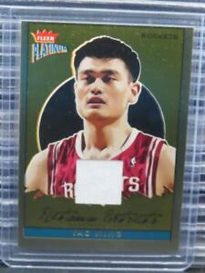 2003-04 Fleer Platinum Yao Ming Portraits Game Used Jersey #PPYM Rockets
