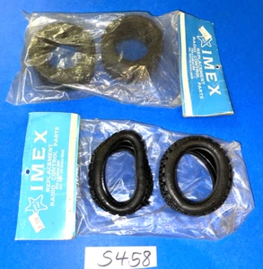 IMEX RADIO CONTROL NEW 2 SETS ON ROAD REAR 2.0 TIRES No 7597 ROAD DAWGS - Picture 1 of 10