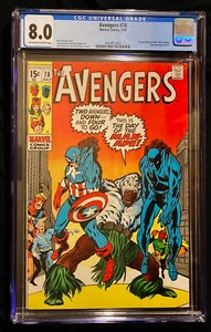 1970 Marvel Avengers #78 CGC 8.0 1st Appearance of Lethal Legion - Picture 1 of 6