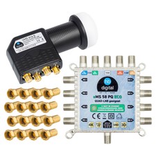 8 Participants satellite numerique Multiswitch Commutateur Multiple 5/8 ECO+