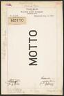 Trademark registration by Walter Scott Robison for Motto brand Chewing Gum