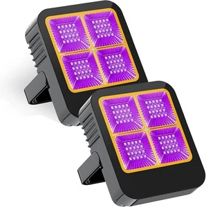 Portable UV Flashlight Black Light 4000 mAh Rechargeable Battery, 80LED 395 nM - Picture 1 of 7