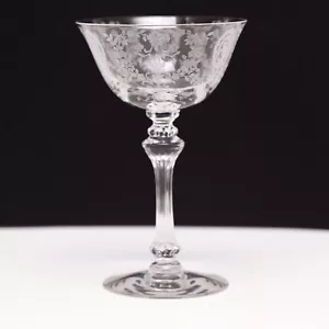 Tiffin-Franziskaner June Night Tall Sherbet Champagner 6 Zoll - Bild 1 von 4