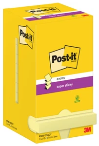 Post-it Super Sticky Z-Notes 76 x 76 mm kanariengelb 12 Blöcke á 90 Blatt - Bild 1 von 1