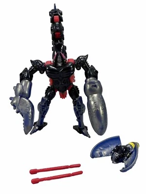 TRANSFORMERS BIOCOMBAT SCORPONOK BEAST WARS HASBRO TAKARA KENNER 1995 VINTAGE - Photo 1/4