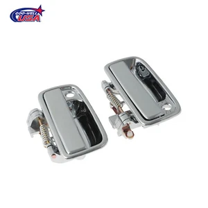 Pair Chrome Front Right & Left Door Handle for 1995-2004 Toyota Tacoma Pickup - Picture 1 of 7