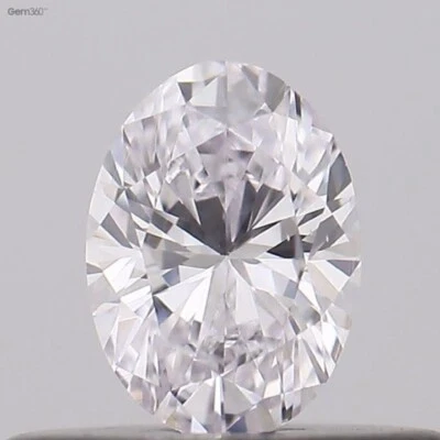 GIA Certified 0.24cts Oval White E color Natural Earth Mined Loose Diamonds - Image 1 of 4