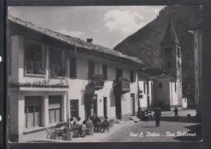 Cartolina Pré Saint Didier Bar Bellevue ANIMATA B2147 - Picture 1 of 1