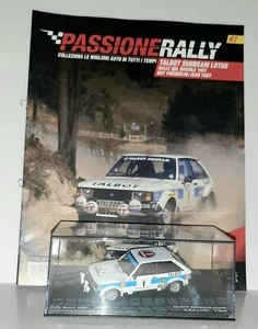 TALBOT SUNBEAM LOTTUS RALLY BRASIL 1981 CON FASCICOLO SCALA 1/43 - Foto 1 di 1