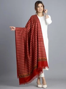 Meditation Shawl/Blanket, Wool Shawl/Wrap/Scarf/Stole. Unisex. Fair Trade Indian - Picture 1 of 9