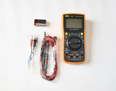 Tester Multímetro Digital Voltímetro Amperímetro Polímetro Display Cables 315 - Imagen 1 de 2