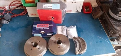 Tambor de freno Dacia Logan Renault Clio juego de zapatas de freno 7700839322 7701205720 Foto 1 de 4