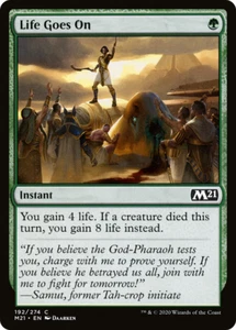 LIFE GOES ON  X 4 N/M CORE SET 2021 MAGIC THE GATHERING - Picture 1 of 1