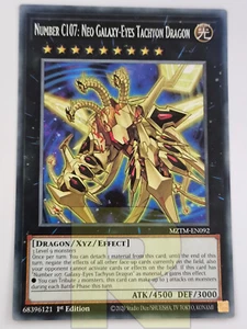 Numero C107 Drago Galattico Occhi Tachionici ® Rara ® MZTM-EN092 ® Inglese - Picture 1 of 2