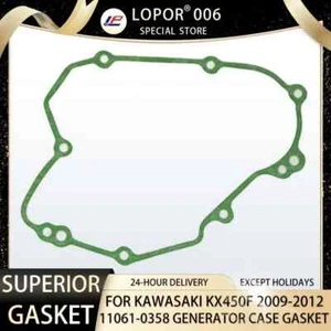 Engine Crankcase Generator Case Gasket For Kawasaki KX450F 2009-2012 11061-0358 - Picture 1 of 6