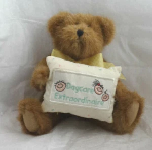 Boyds Bear Miss Caresforall Poseable Brown Bear with Pillow, Retired NEW - Picture 1 of 3