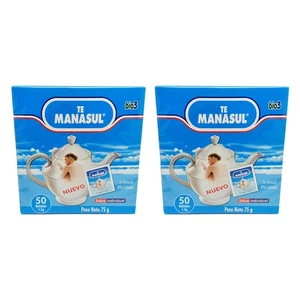 Manasul Cleansing Diet Tea. Herbal. No Calories. 50 Bags. 2.64 oz. Pack of 2 - Picture 1 of 6