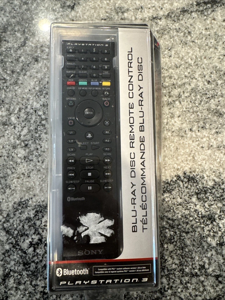 Sony PlayStation 3 / PS3 Blu-Ray Disc Remote Control Bluetooth NIP - Image 1 of 4