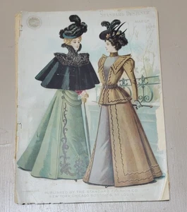 Standard Designer 1898 March Original Catalog Women Pattern Fashion Mail Order - Picture 1 of 9