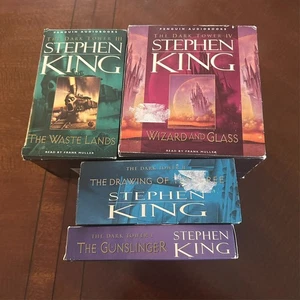 Stephen King The Dark Tower I–IV Audiobook Cassette Lot Frank Muller 1997 - Bild 1 von 13