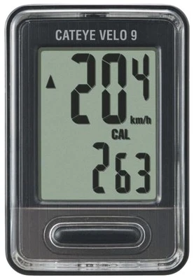 CatEye Velo 9 CC-VL820 Wired Bike Computer Black/Grey - image 1 of 4