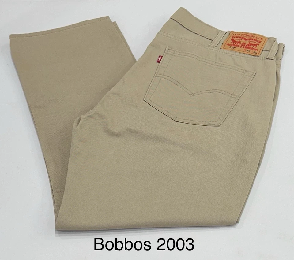 Levi's 514 Straight Fit Stretch Jeans Tan Men’s 36