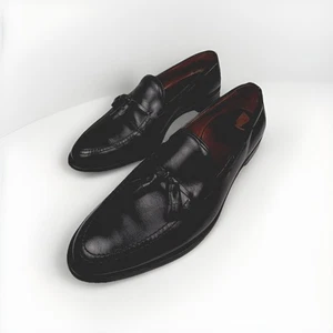 Allen Edmonds Grayson 9C schwarze Leder-Loafer mit Quaste USA #8217 - Bild 1 von 8