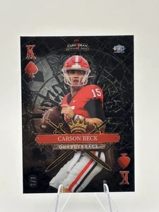 🔥Carson Beck 2024 Wild Card Promo Stacked Deck 1/1 BLAC MOSAIC KING OF HEARTS🔥 - Bild 1 von 2