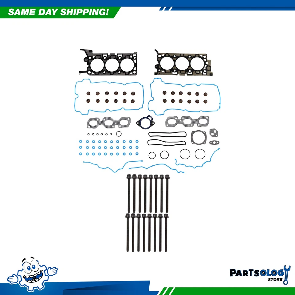 DNJ HGB4109 Cylinder Head Set with Head Bolt Kit For 00-04 Jaguar S-Type 3.0L - Image 1 of 3