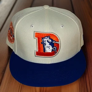 Denver Broncos New Era 59FIFTY Established 1960 NFL Throwback Hat Cap 7 5/8 NEW - Picture 1 of 3